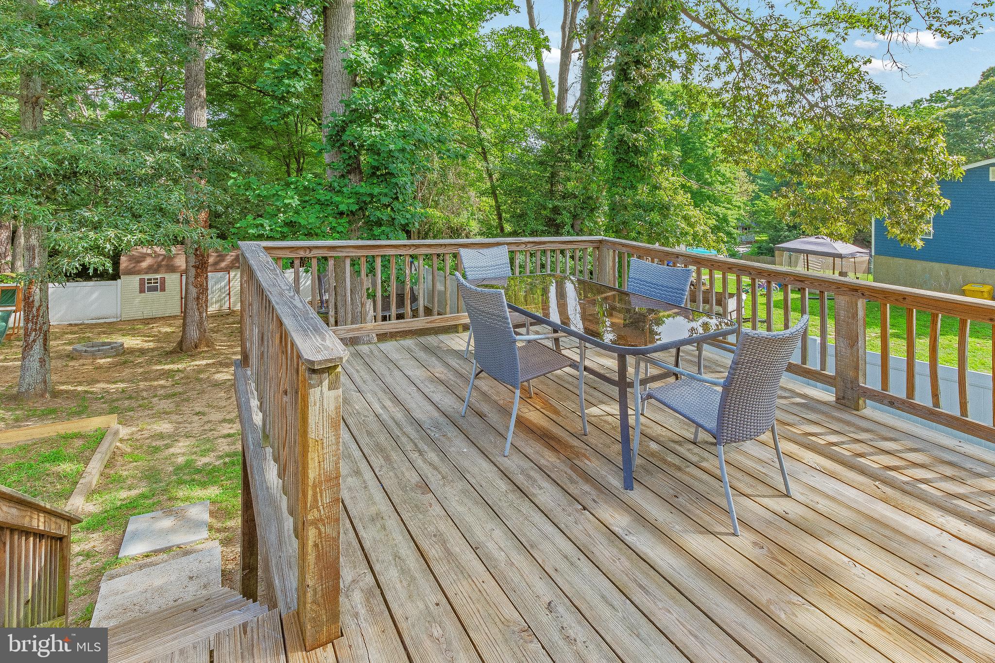 1158 Calvert Beach Road St. Leonard, MD 20685 - Photo 25 of 30 Stairs lead down to backyard