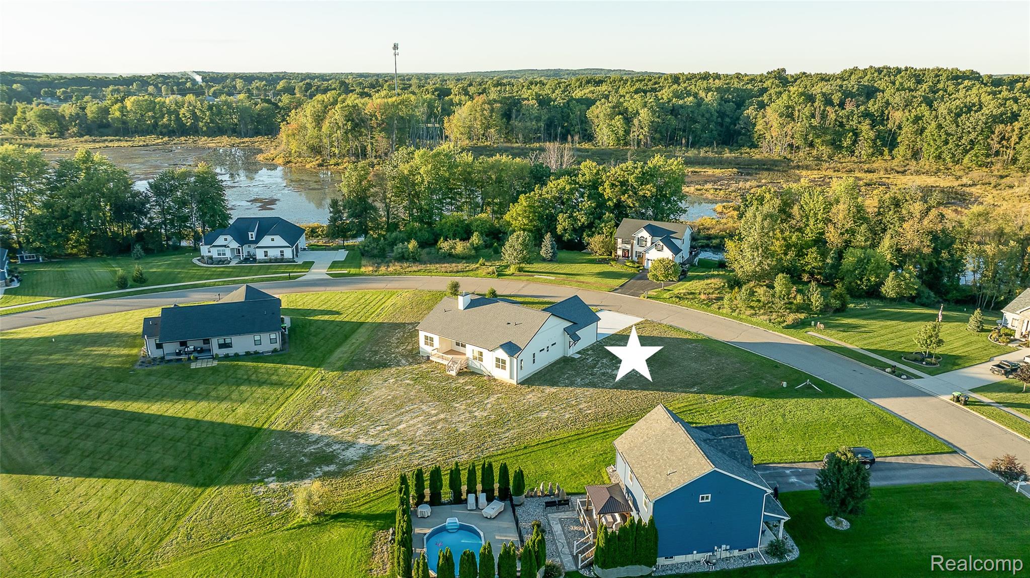 2878 Clivedon Road Howell, MI 48843 - Photo 35 of 41 LOCATION ON ROAD