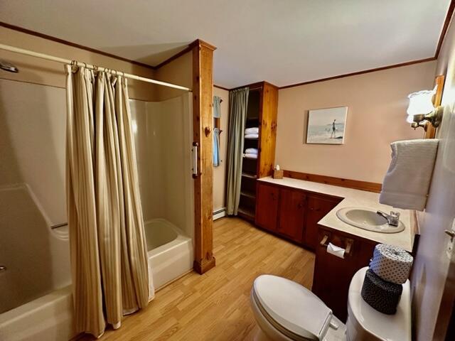 12 Sidewinder Road East Falmouth, MA 02536 - Photo 9 of 22 a bathroom with a sink mirror vanity and toilet