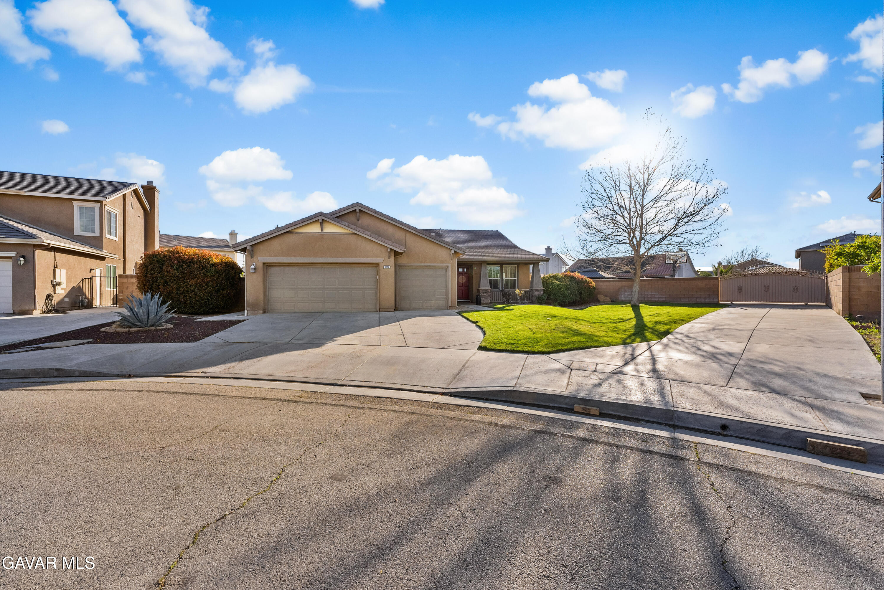 3724 Neola Way Lancaster, CA 93536 - Photo 1 of 31 a view of a house with a yard and potted plants