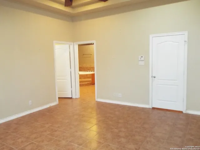 a view of an empty room