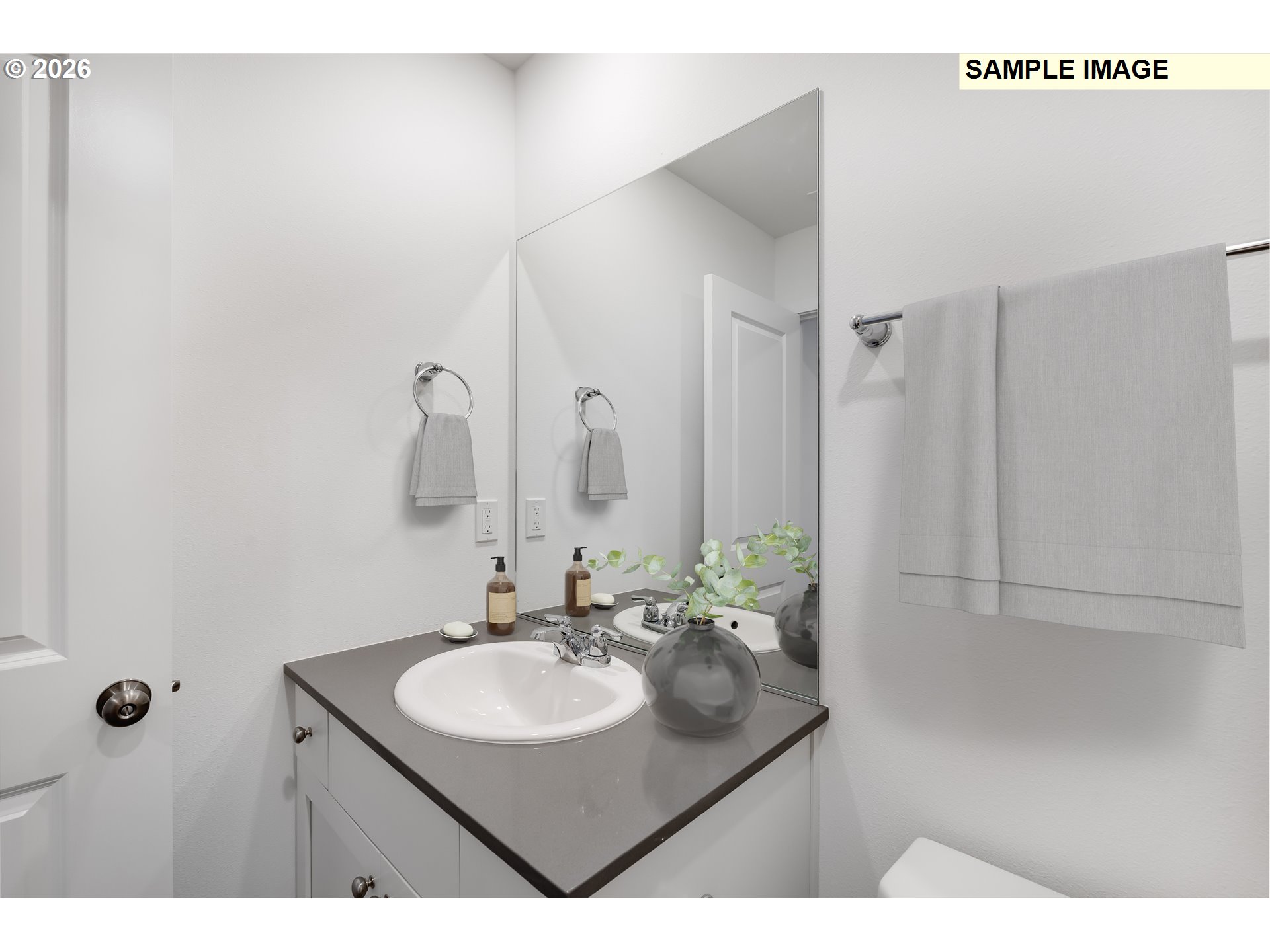 25229 Tanglewood Way Veneta, OR 97487 - Photo 4 of 16 a bathroom with a sink and a mirror