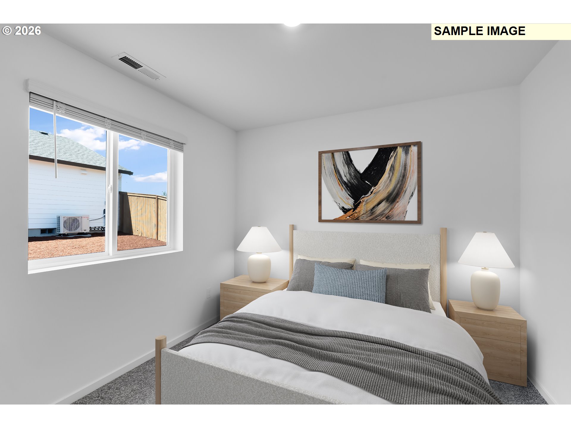 25229 Tanglewood Way Veneta, OR 97487 - Photo 5 of 16 a bedroom with a bed and a painting on the wall