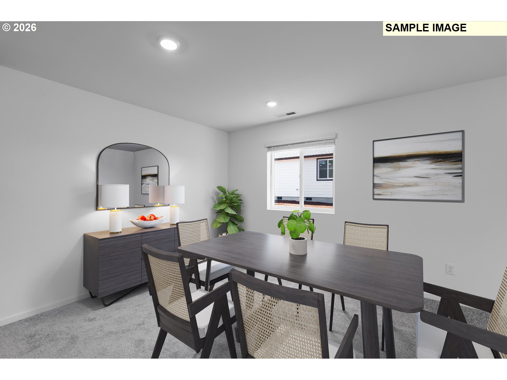 25229 Tanglewood Way Veneta, OR 97487 - Photo 9 of 16 a view of a dining room with furniture and wooden floor