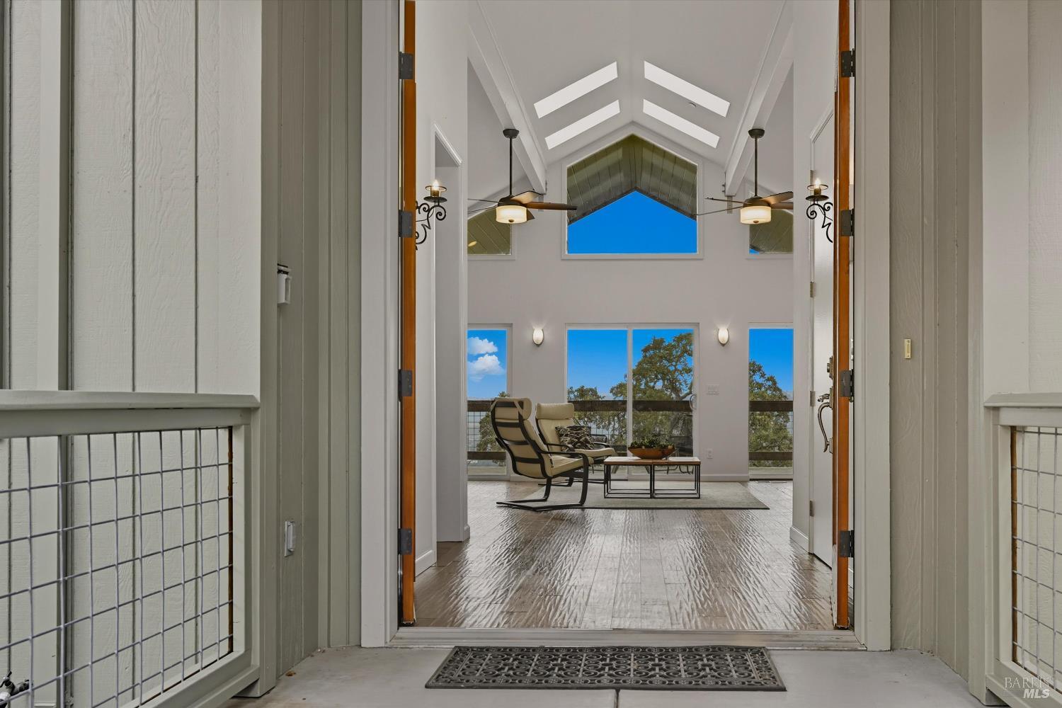 31000 Pine Mountain Road Cloverdale, CA 95425 - Photo 3 of 64 Light-filled interiors with vaulted ceilings and view windows.