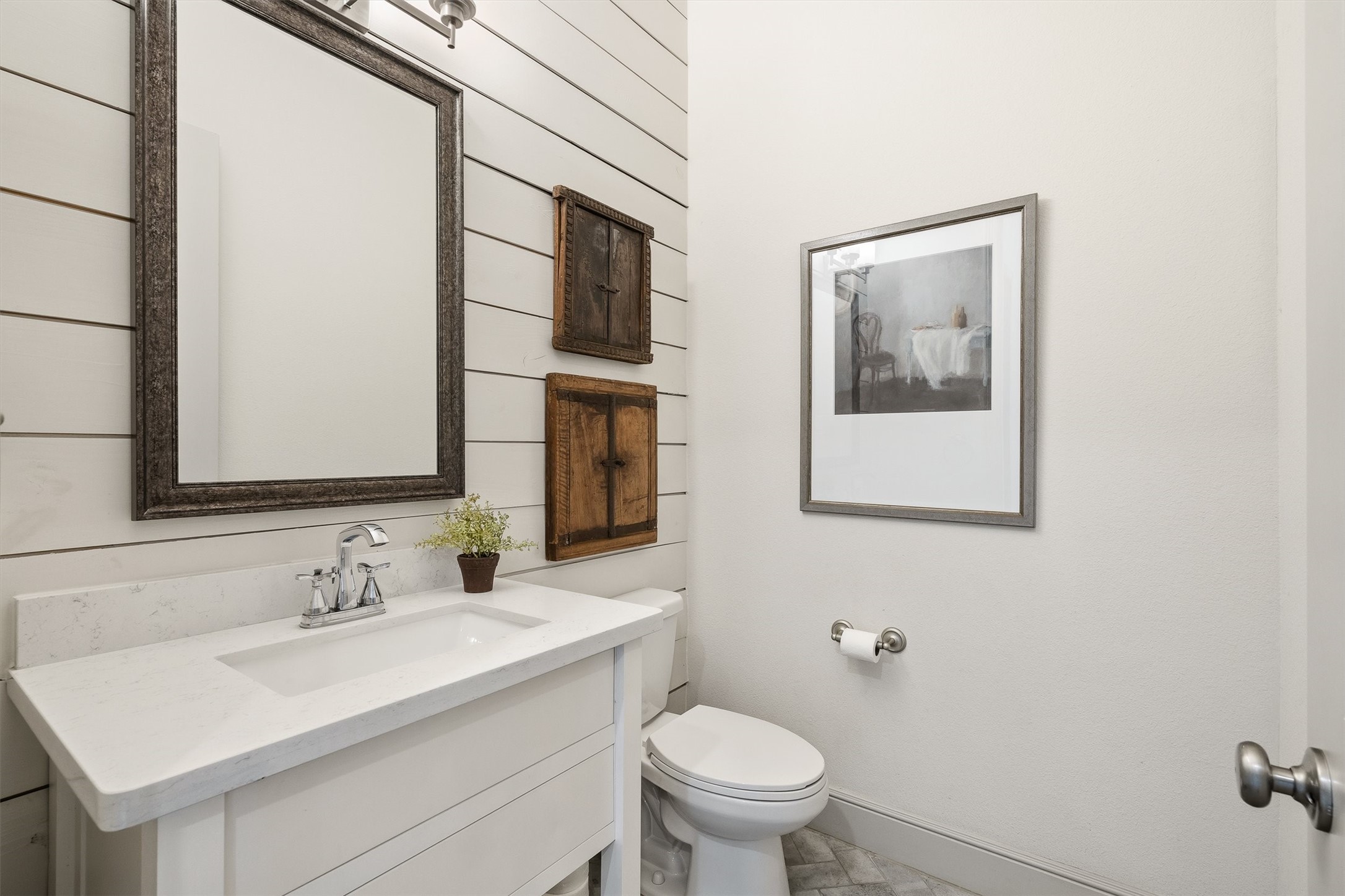 30702 Spring Lake Boulevard Tomball, TX 77375 - Photo 24 of 49 half bath with shiplap