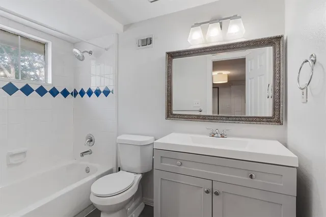 a view of backyard with green space