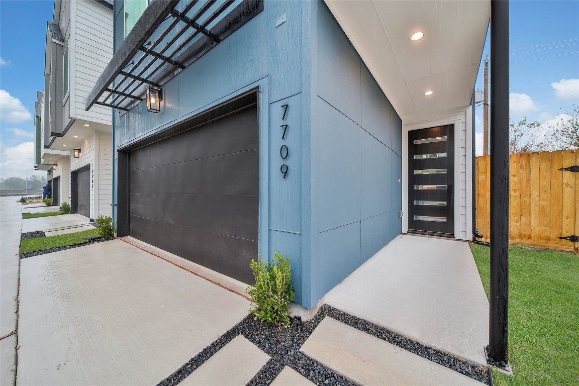 a backyard of a house
