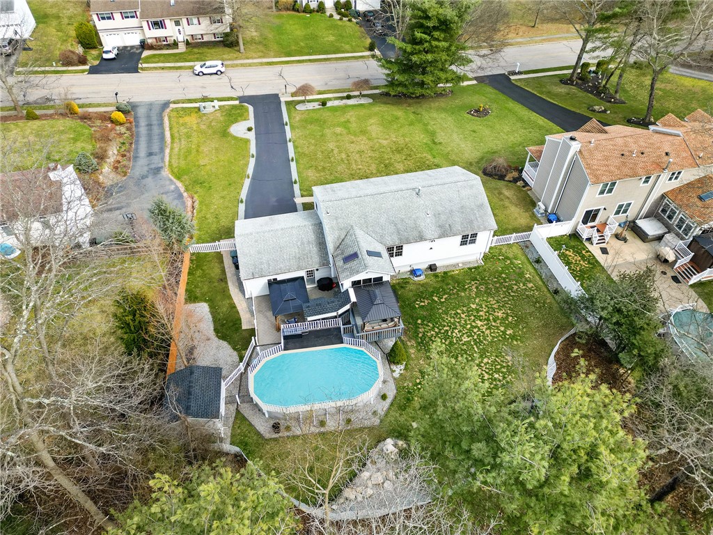 7 Walker Lane Coventry, RI 02816 - Photo 4 of 41 Aerial rear view - so private!