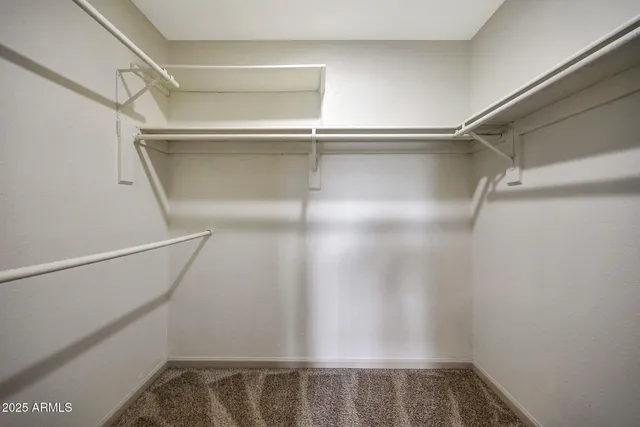 a view of walk in closet
