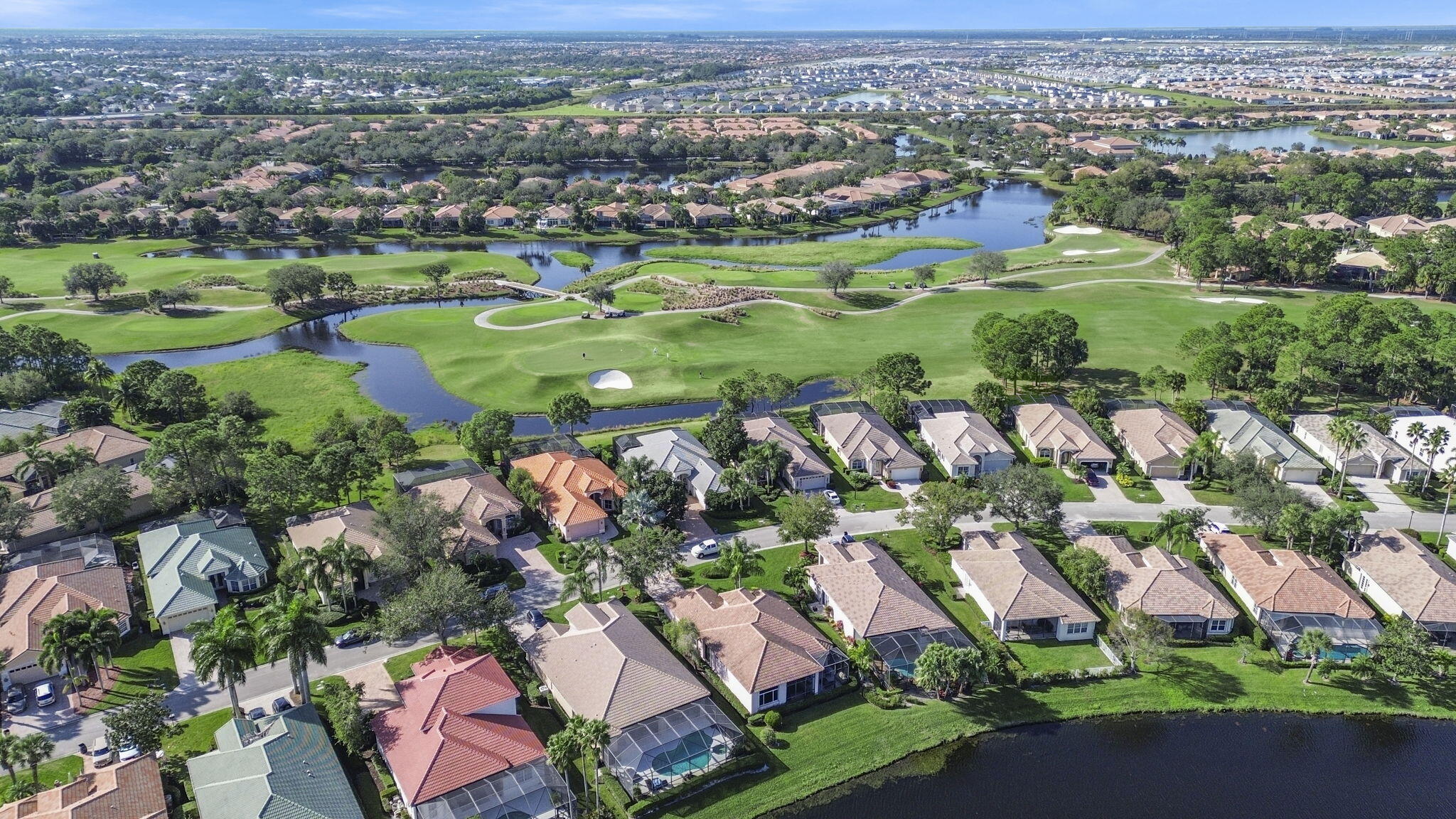 8918 First Tee Road Port St. Lucie, FL 34986 - Photo 5 of 10 Aerial Rear
