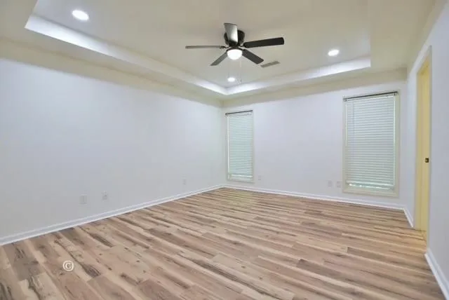 wooden floor in an empty room