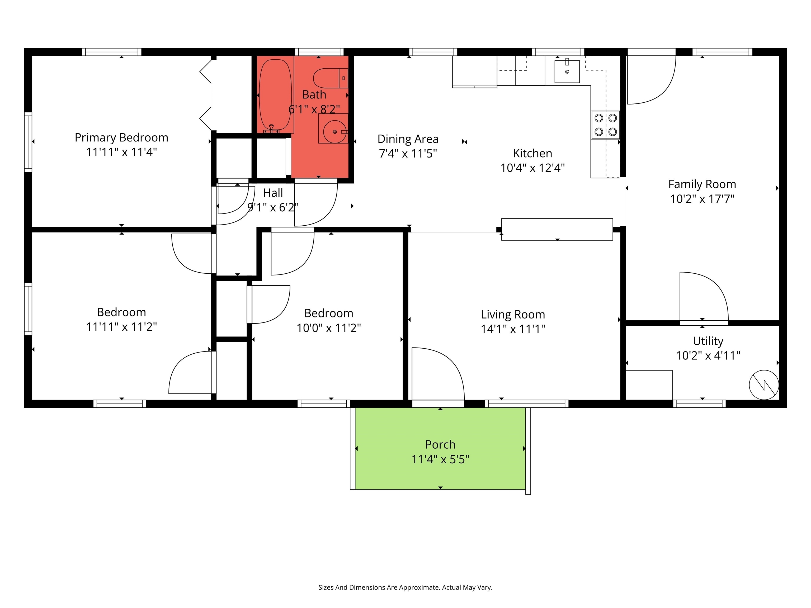 1560 Military Road Mount Vernon, AL 36560 - Photo 26 of 26 Floor plan