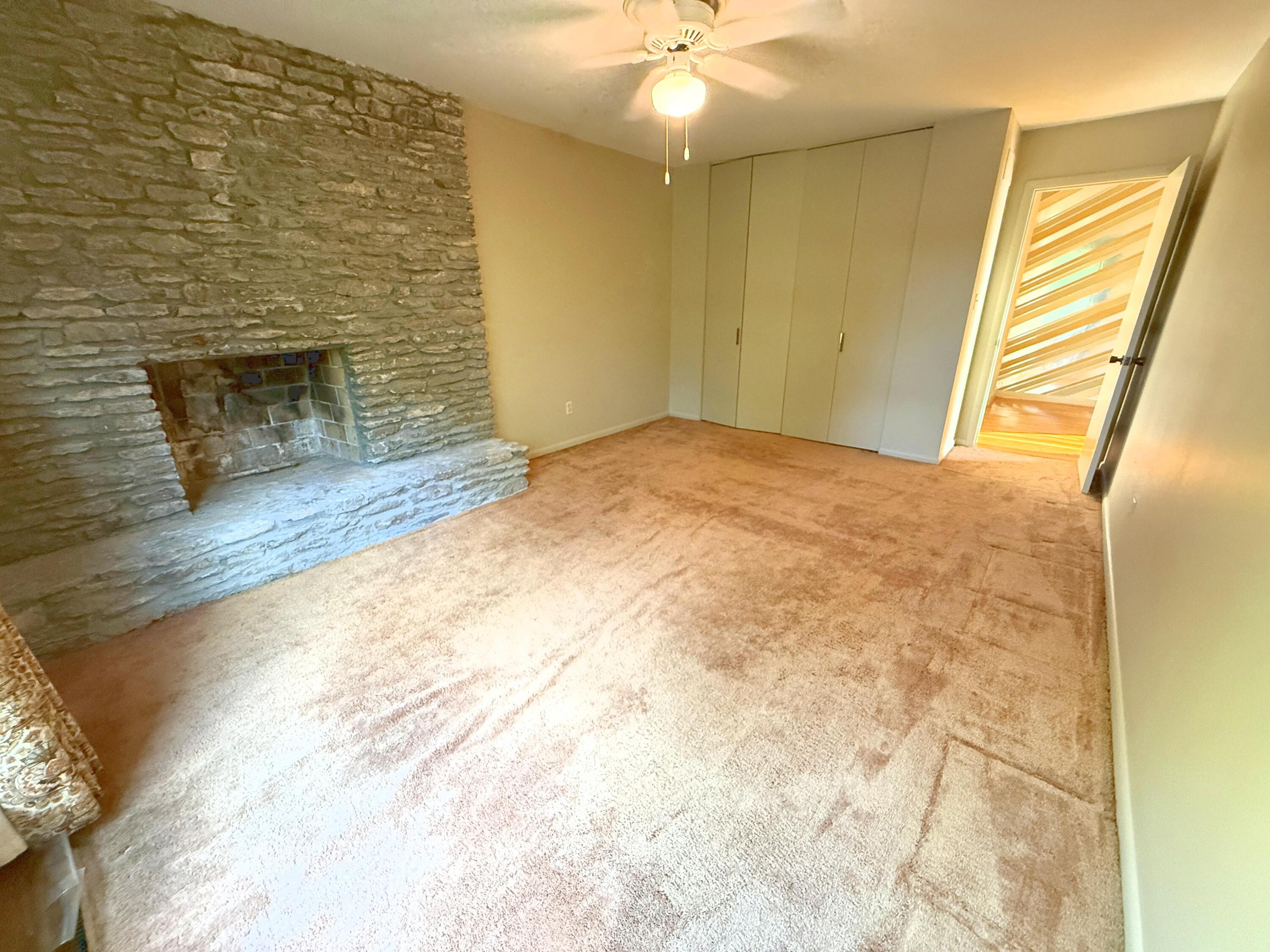 2049 Lakeside Drive Lexington, KY 40502 - Photo 41 of 63 2nd Floor Bedroom #4 with Stone Hearth & Gas Fireplace.
