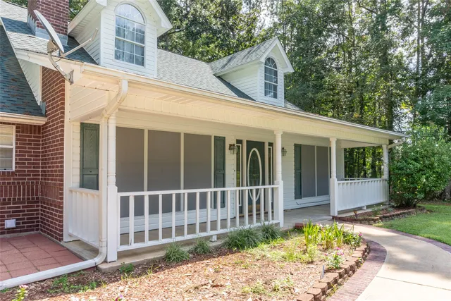 a view of a house with a window