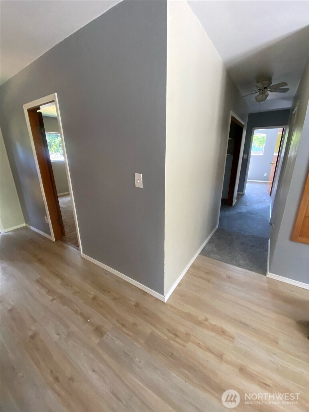 55 Church Road McCleary, WA 98557 - Photo 13 of 40 wooden floor in a hall with an entryway