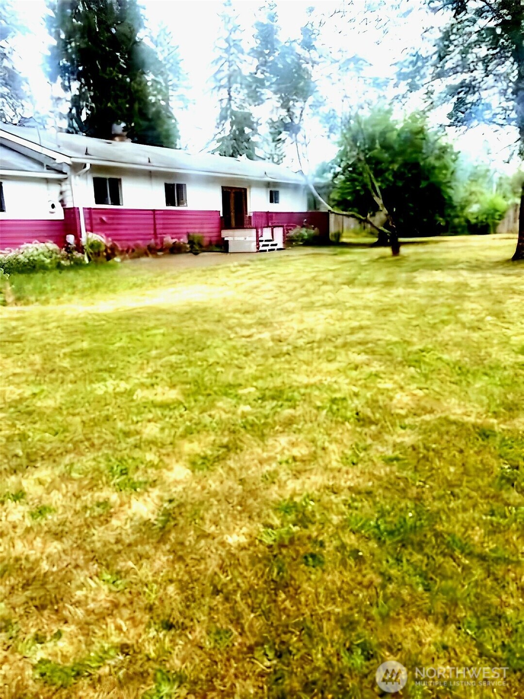 55 Church Road McCleary, WA 98557 - Photo 32 of 40 a swimming pool with lawn chairs and yard