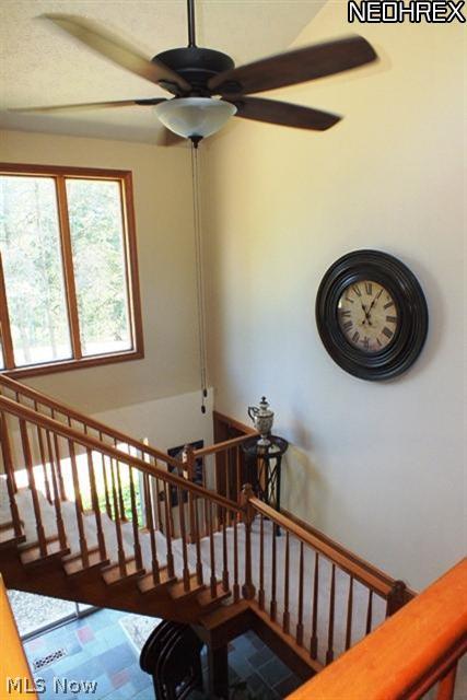 33699 Pinetree Road Cleveland, OH 44124 - Photo 10 of 20 Fabulous floating staircase with dramatic space, newer skylight windows and vaulted ceilings
