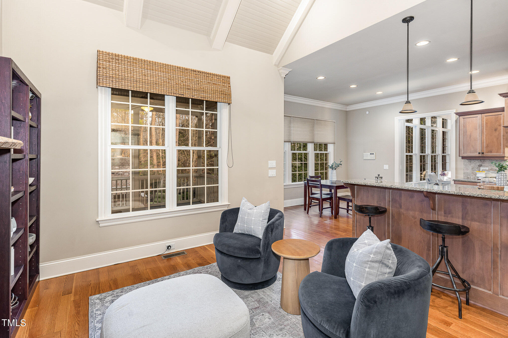 3028 Wyntree Ridge Way Raleigh, NC 27606 - Photo 11 of 39 a living room with furniture and kitchen view