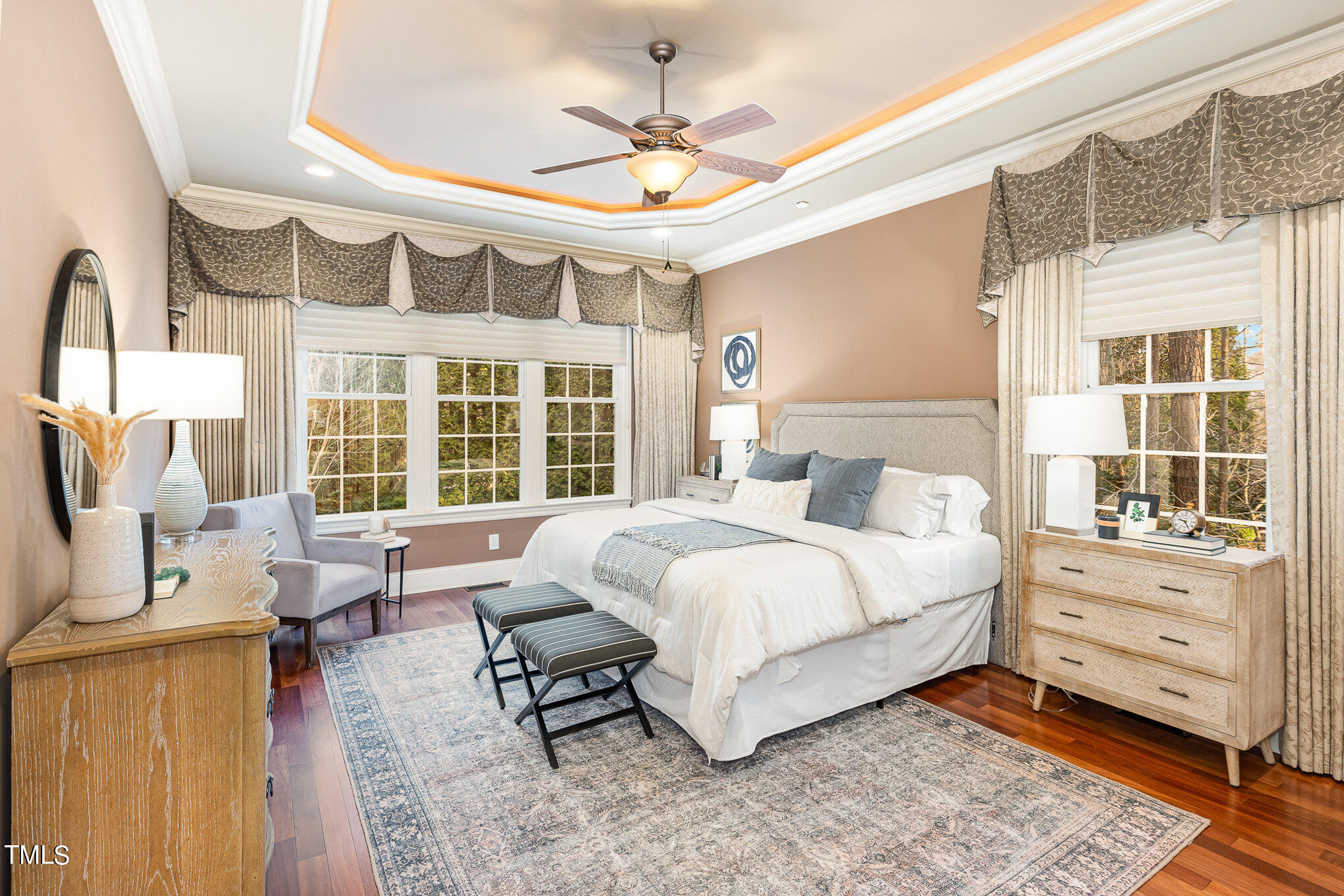 3028 Wyntree Ridge Way Raleigh, NC 27606 - Photo 14 of 39 a bed room with a bed and a chair