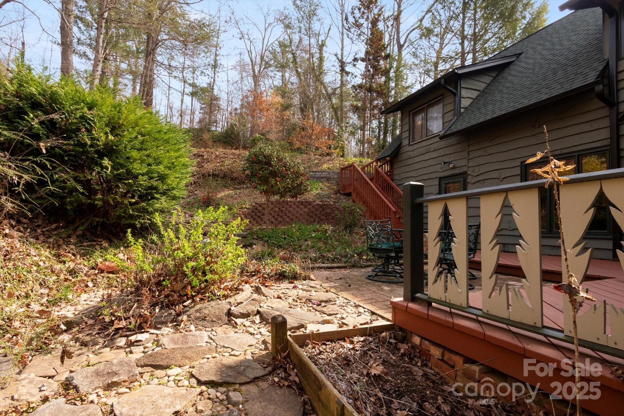 1506 Lynn Road Columbus, NC 28722 - Photo 26 of 30 a view of a yard with plants