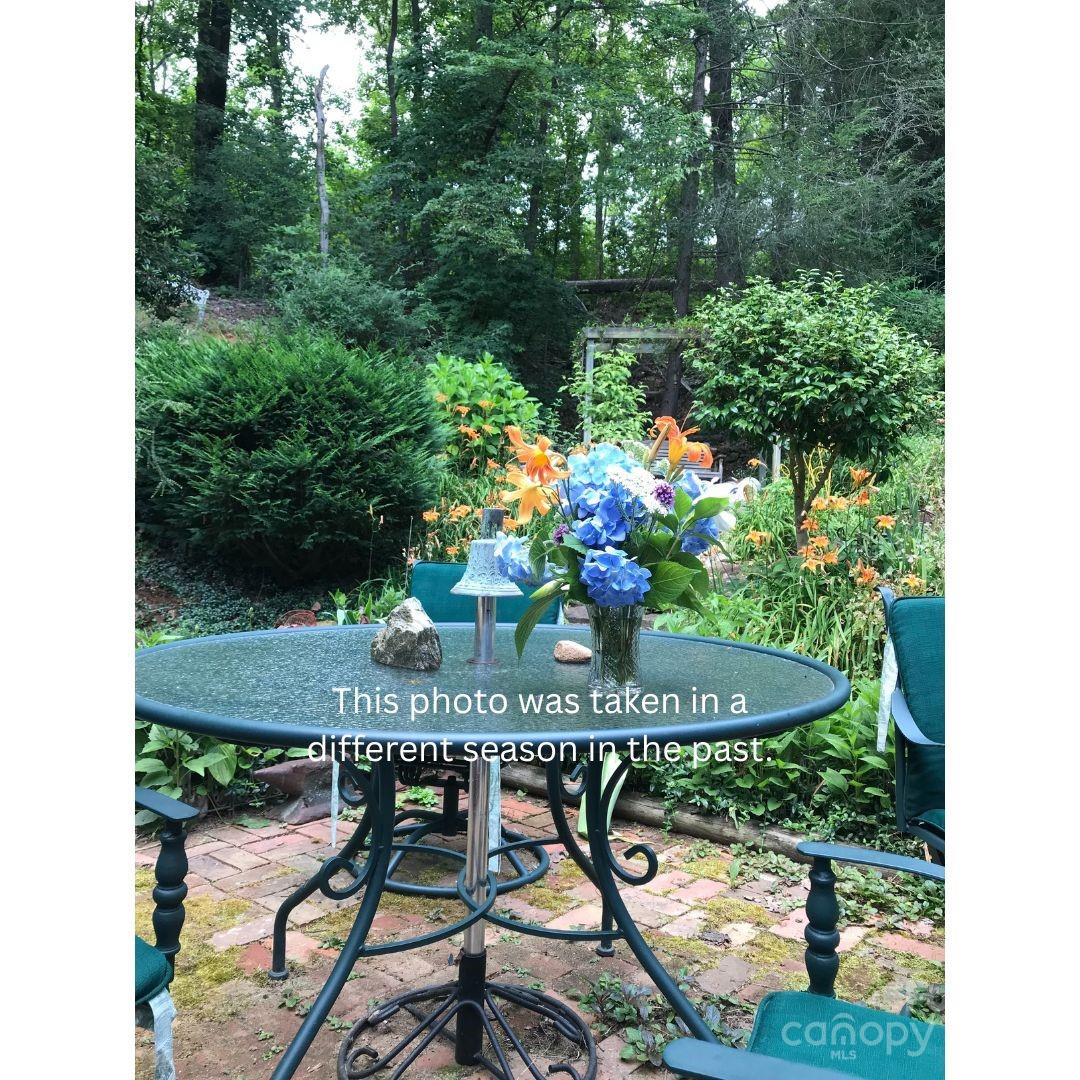 1506 Lynn Road Columbus, NC 28722 - Photo 29 of 30 a view of a chairs and table in the patio