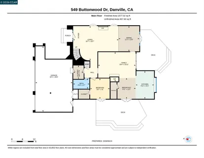 $2,198,800 | 549 Buttonwood Drive, Danville, CA 94506