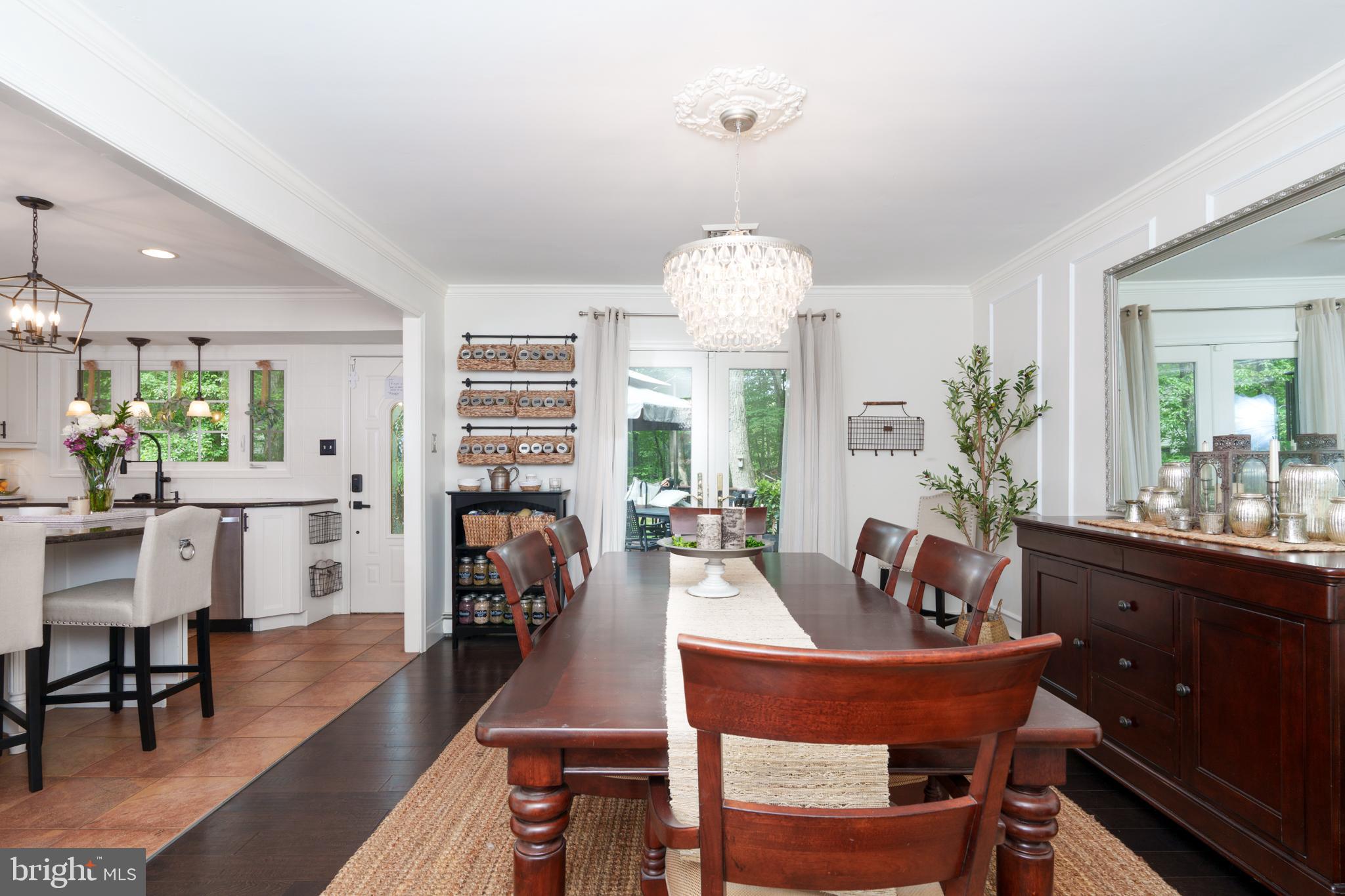 1411 Greenhill Road West Chester, PA 19380 - Photo 13 of 40 a view of a dining room with furniture window and wooden floor