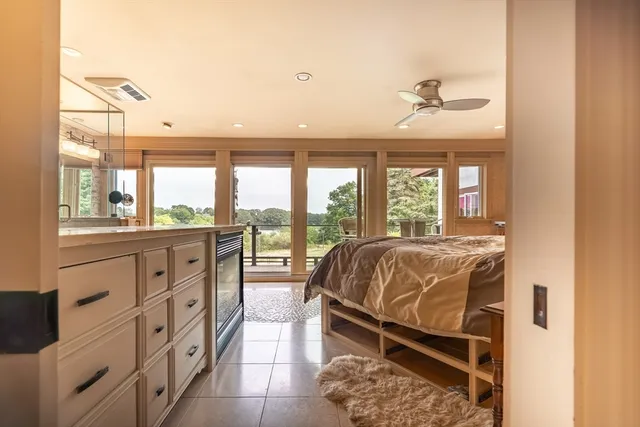 a view of an entryway door