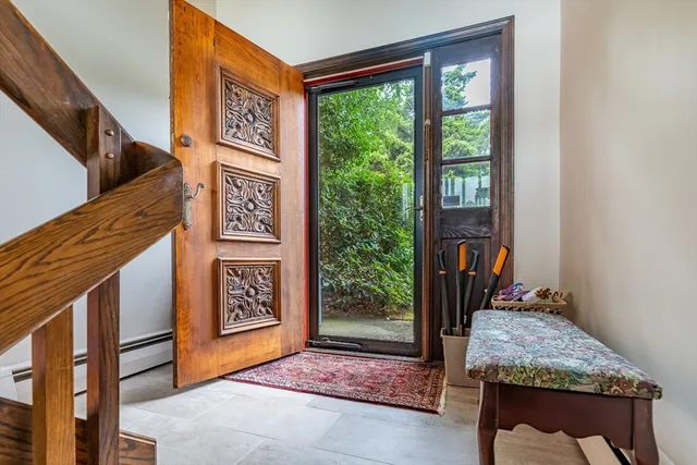 a view of a car garage