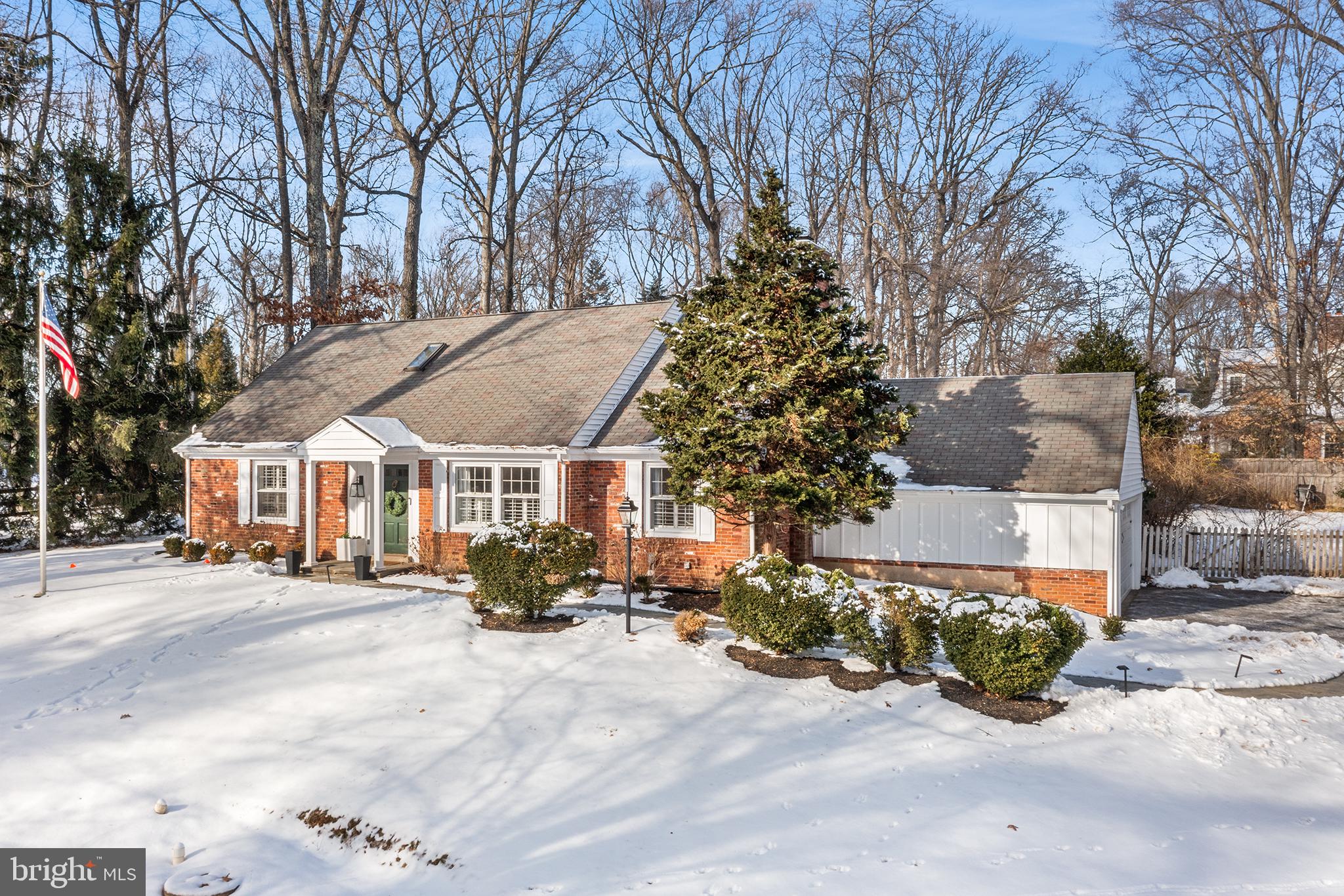 48 Northwoods Road Wayne, PA 19087 - Photo 2 of 31 a view of a house with a snow in front of it