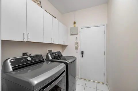 a room with storage and utility