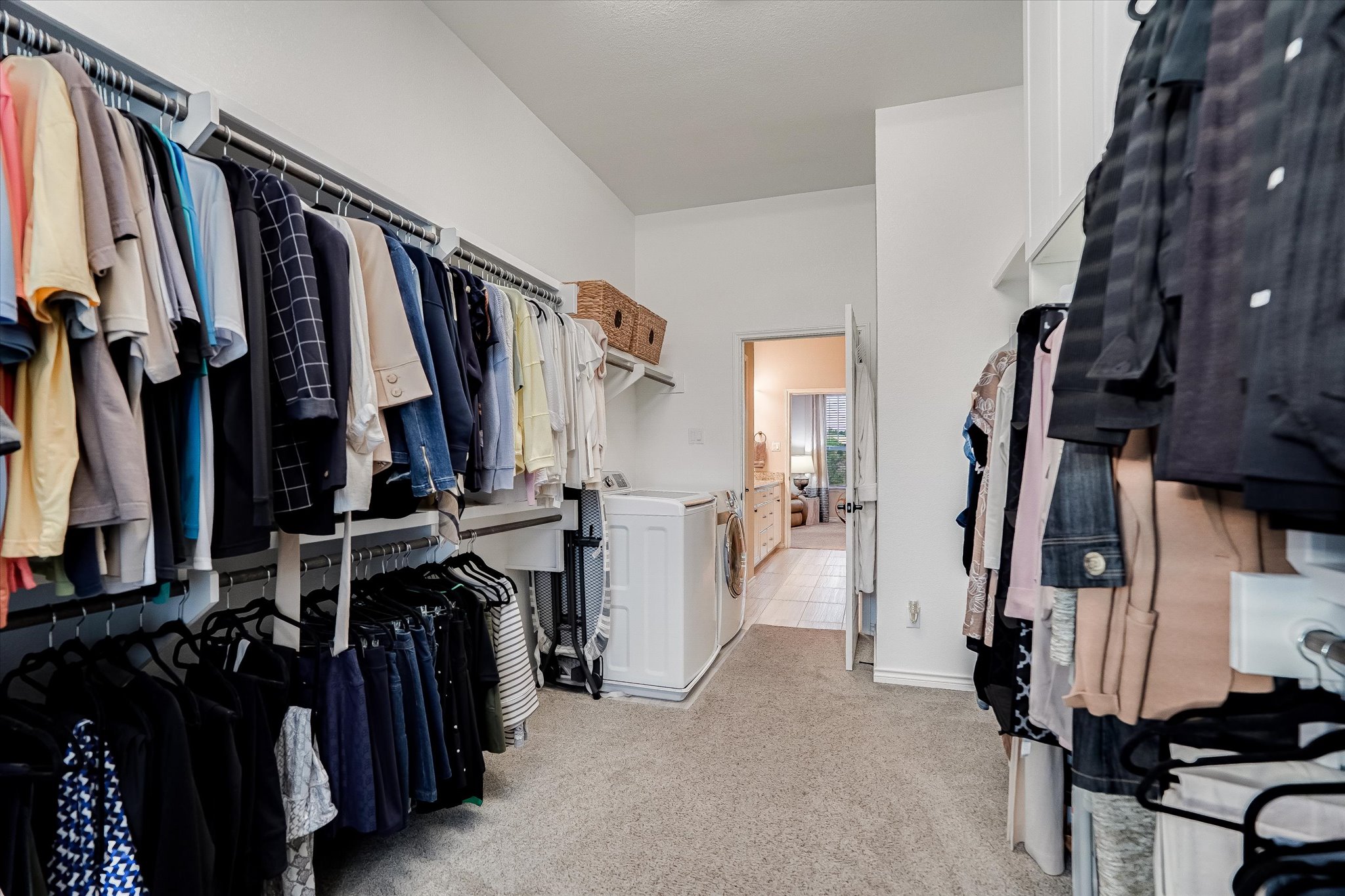 309 Adams Street Georgetown, TX 78628 - Photo 16 of 30 Walk in closet with light colored carpet