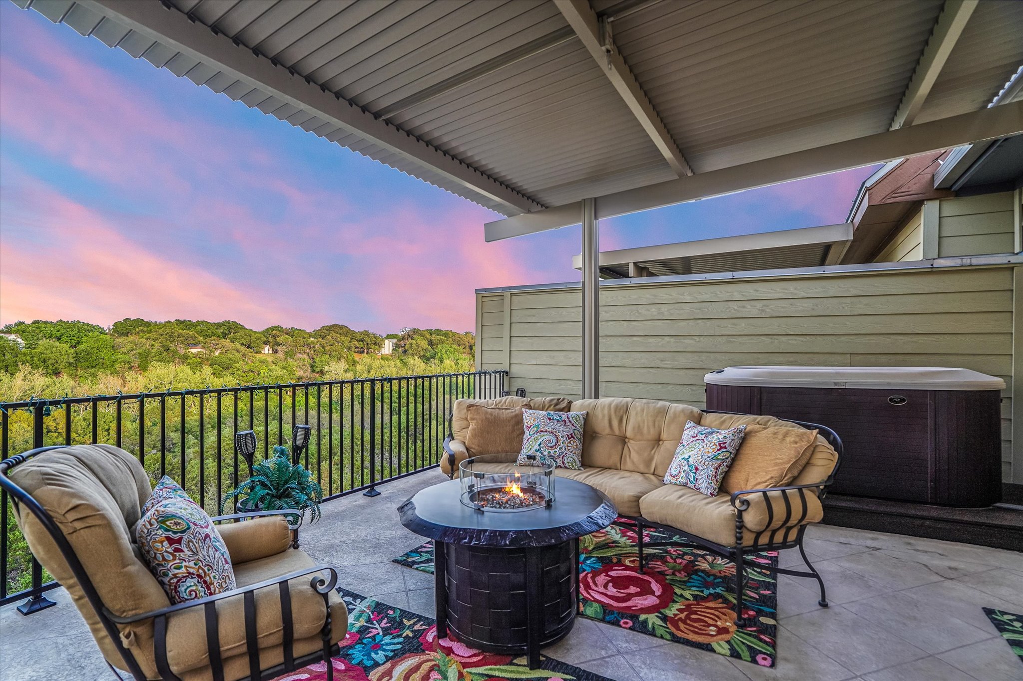 309 Adams Street Georgetown, TX 78628 - Photo 25 of 30 View of patio / terrace with an outdoor living space with a fire pit