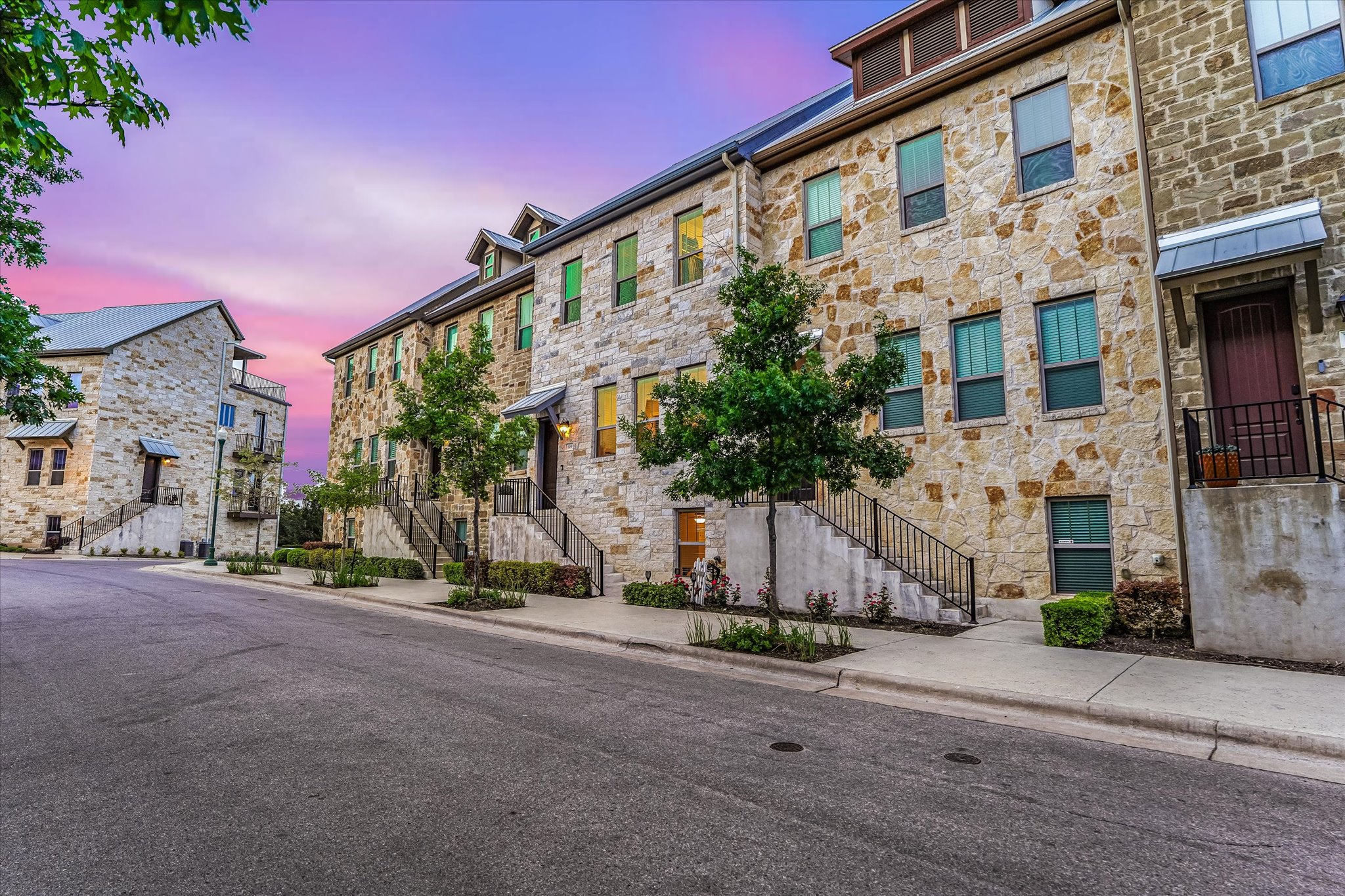 309 Adams Street Georgetown, TX 78628 - Photo 3 of 30 Property at dusk featuring stairs