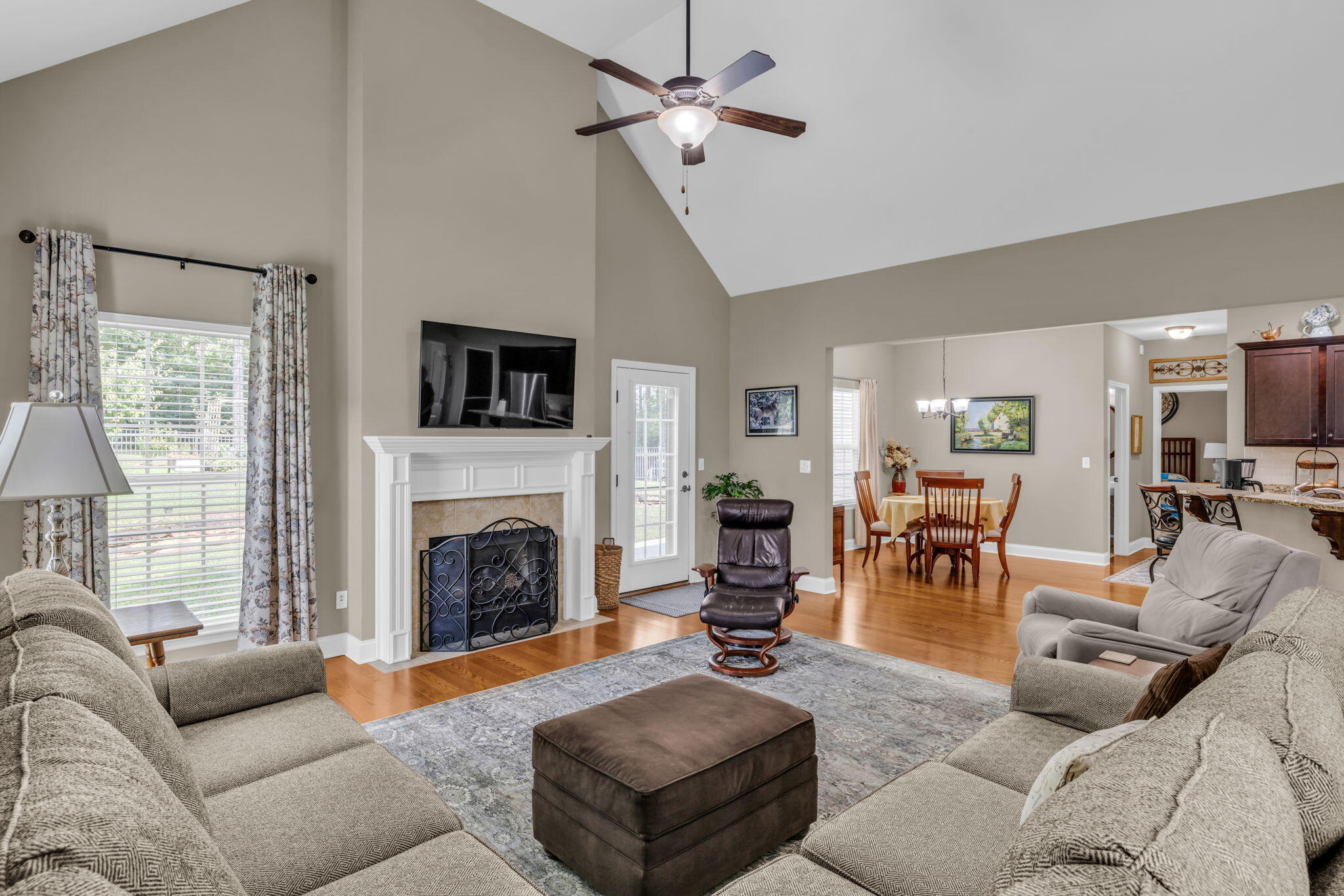 12121 Floyd Brown Road Soddy Daisy, TN 37379 - Photo 17 of 42 Cathedral ceiling in living room