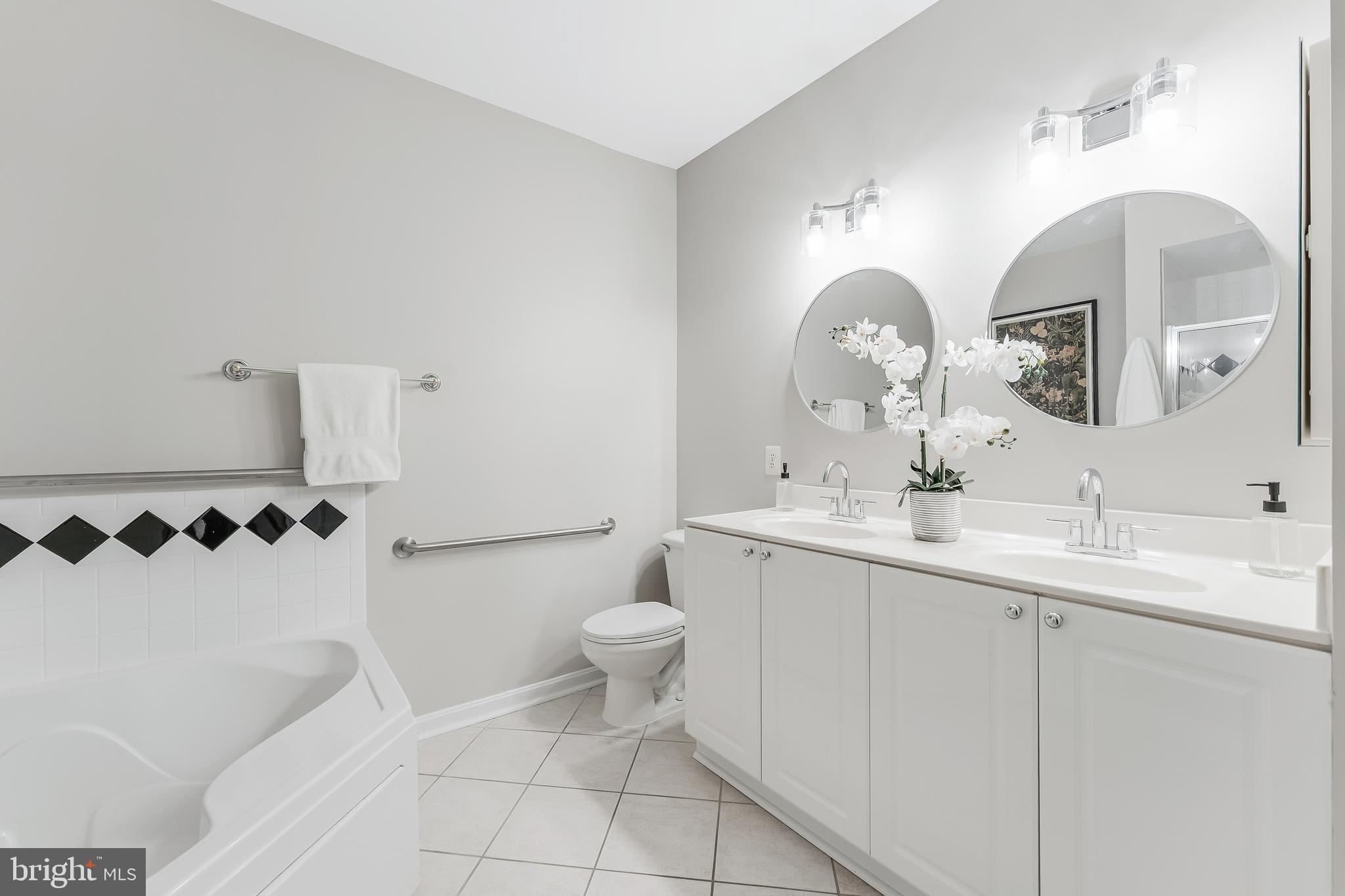 1851 Stratford Park Place, Unit 212 Reston, VA 20190 - Photo 33 of 45 a bathroom with a sink and a mirror
