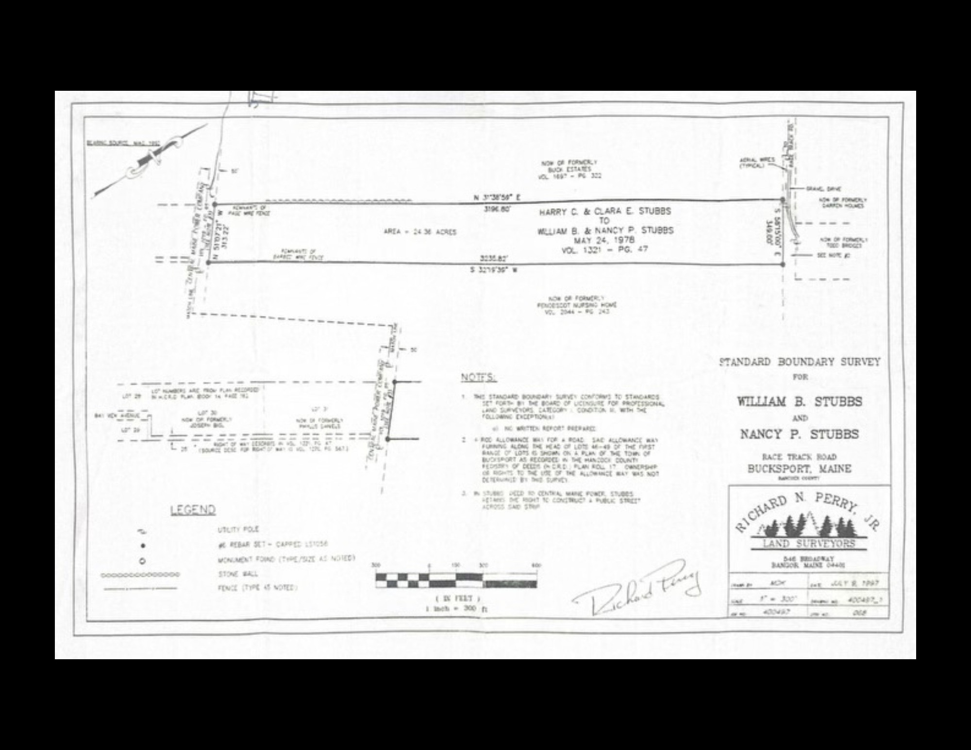 0 Donovan Road Bucksport, ME 04416 - Photo 2 of 2 Donovan Land Listing - Survey Photo