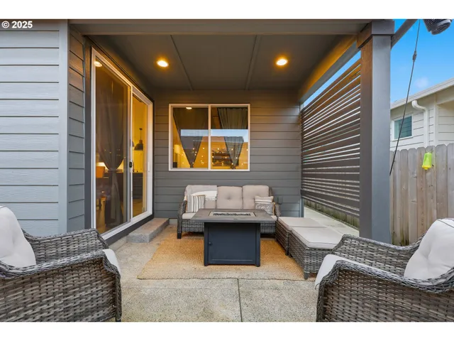 a view of outdoor space and patio