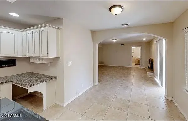 a view of kitchen and window