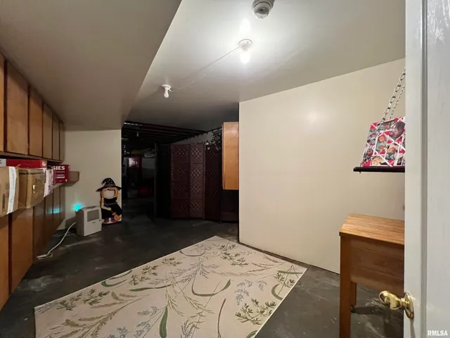 a view of storage and utility room