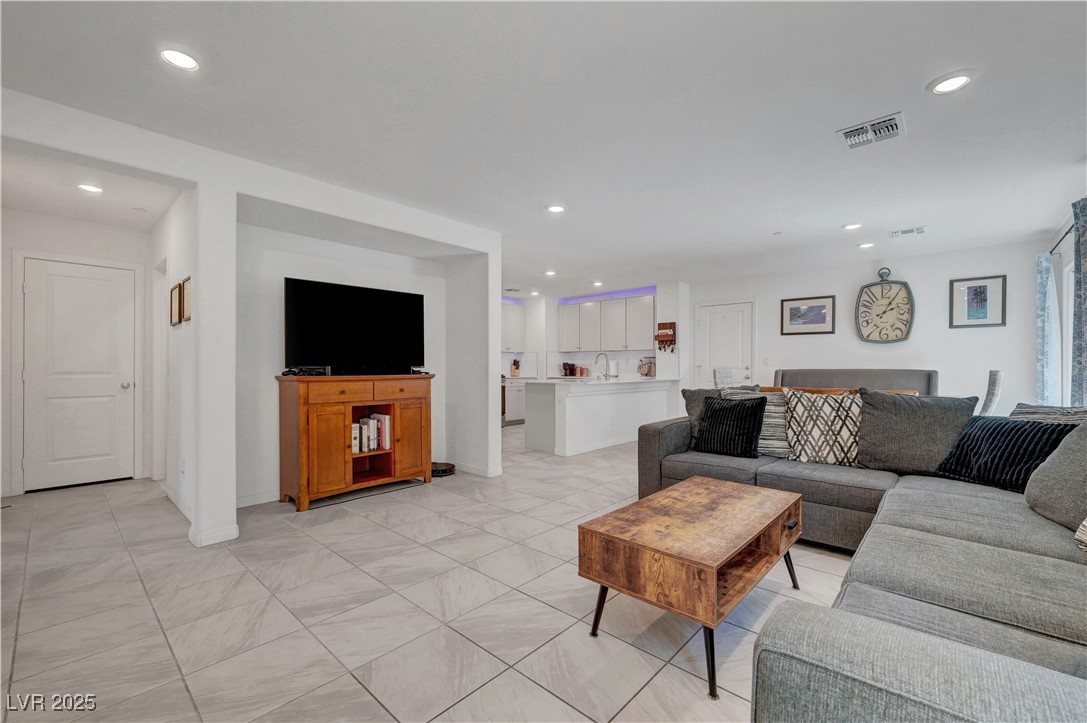 3637 Modico Lane Henderson, NV 89044 - Photo 12 of 62 Living area with recessed lighting