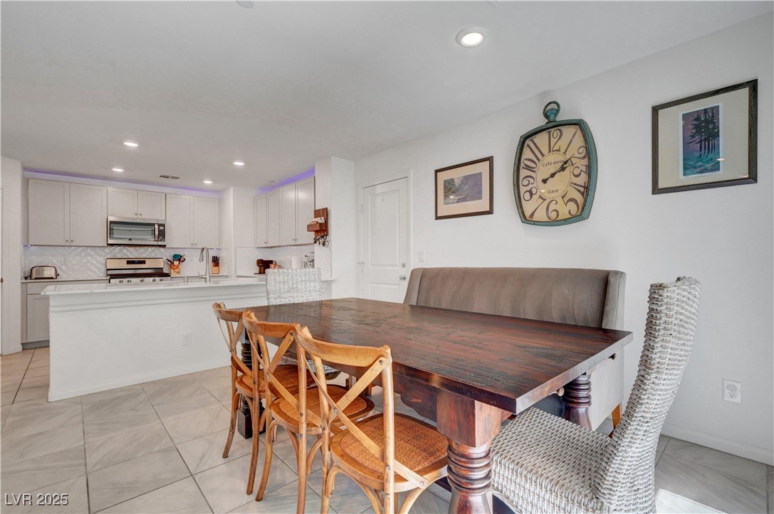 3637 Modico Lane Henderson, NV 89044 - Photo 18 of 62 Dining area with recessed lighting