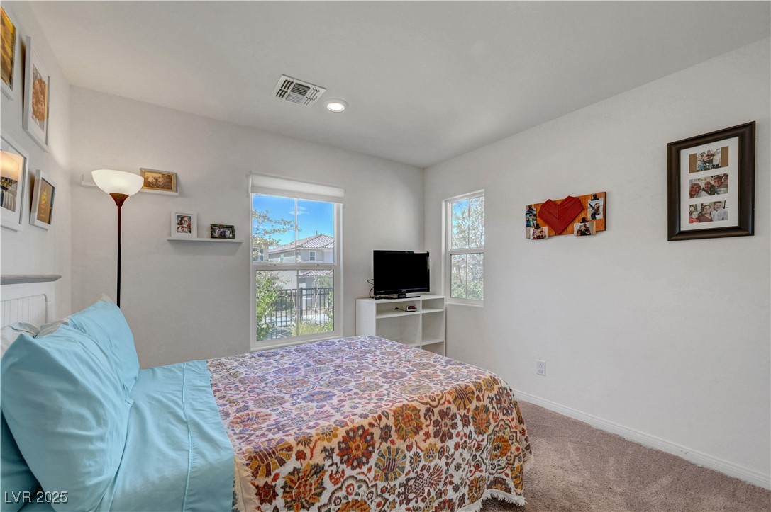 3637 Modico Lane Henderson, NV 89044 - Photo 36 of 62 Carpeted bedroom featuring baseboards and recessed