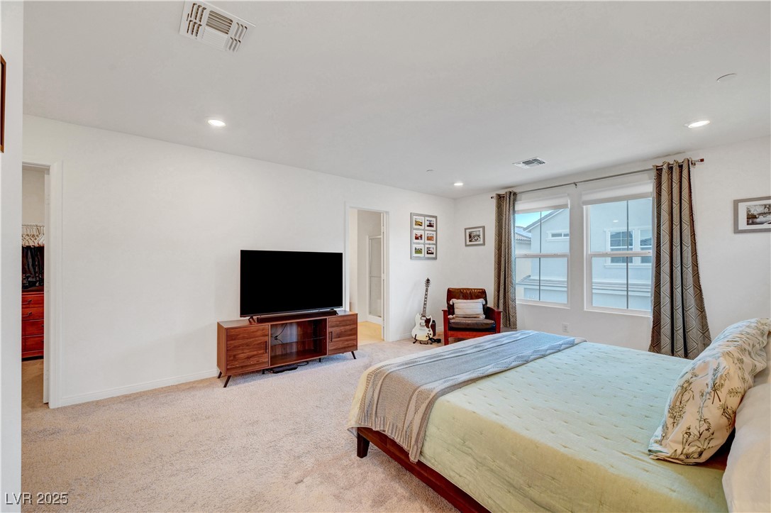 3637 Modico Lane Henderson, NV 89044 - Photo 41 of 62 Bedroom with carpet flooring and recessed lighting