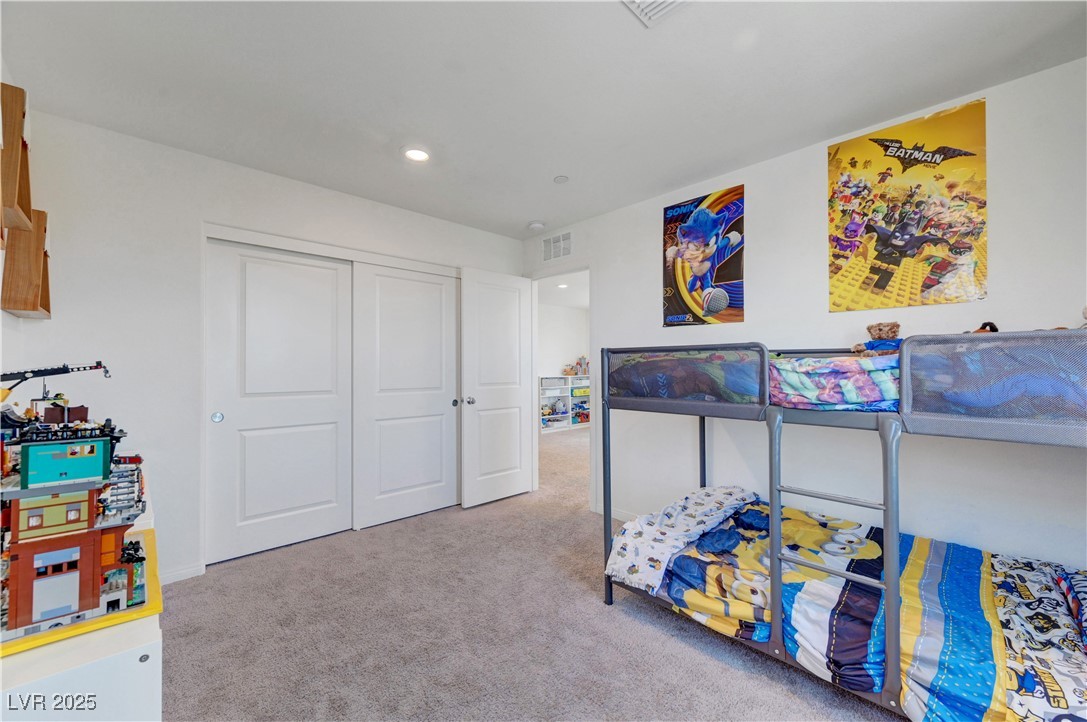 3637 Modico Lane Henderson, NV 89044 - Photo 50 of 62 Carpeted bedroom featuring recessed lighting and a