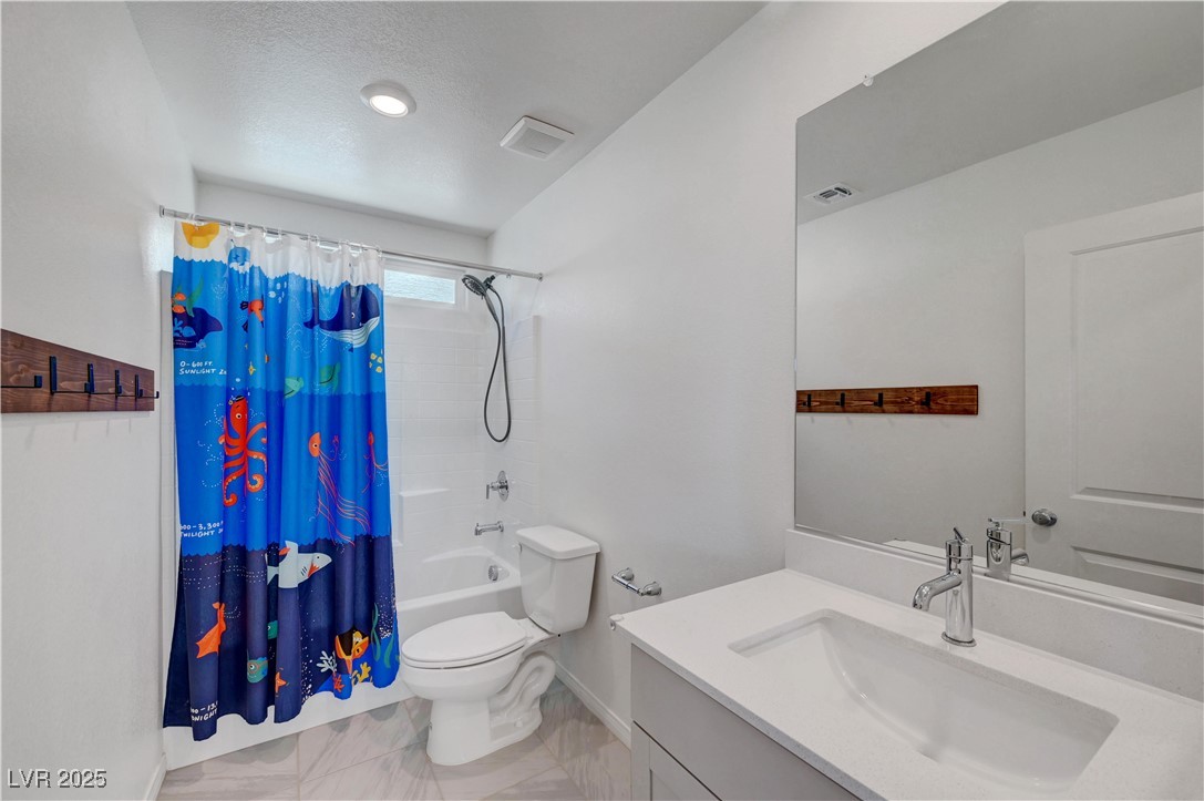 3637 Modico Lane Henderson, NV 89044 - Photo 51 of 62 Full bathroom featuring vanity, shower / bathtub c