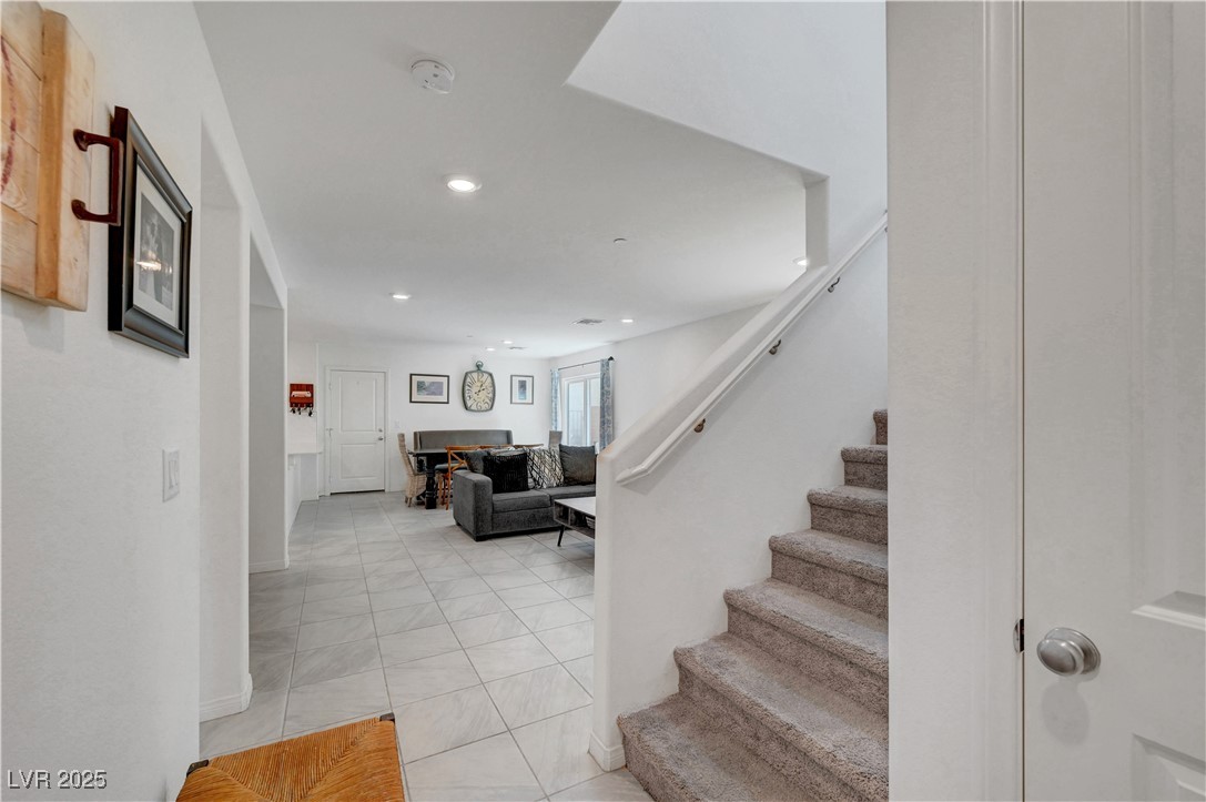 3637 Modico Lane Henderson, NV 89044 - Photo 10 of 62 Stairs featuring recessed lighting and baseboards