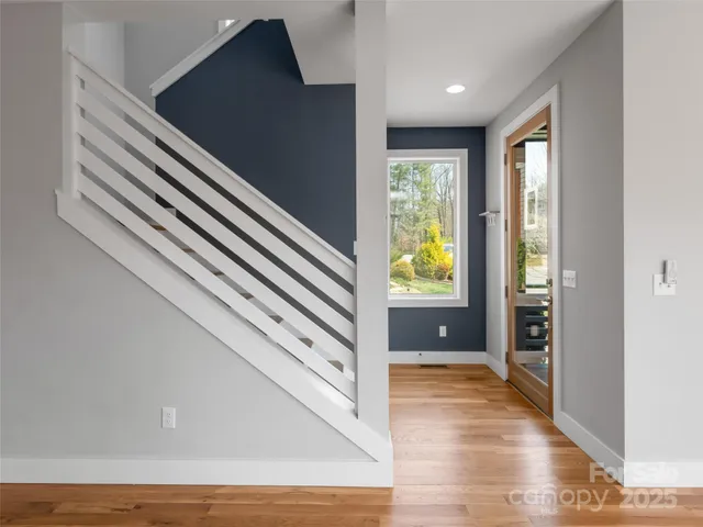 a view of an entryway door