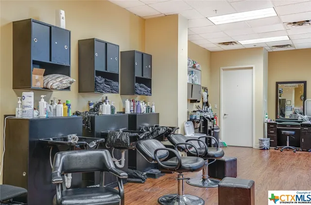 a view of a building with a yard